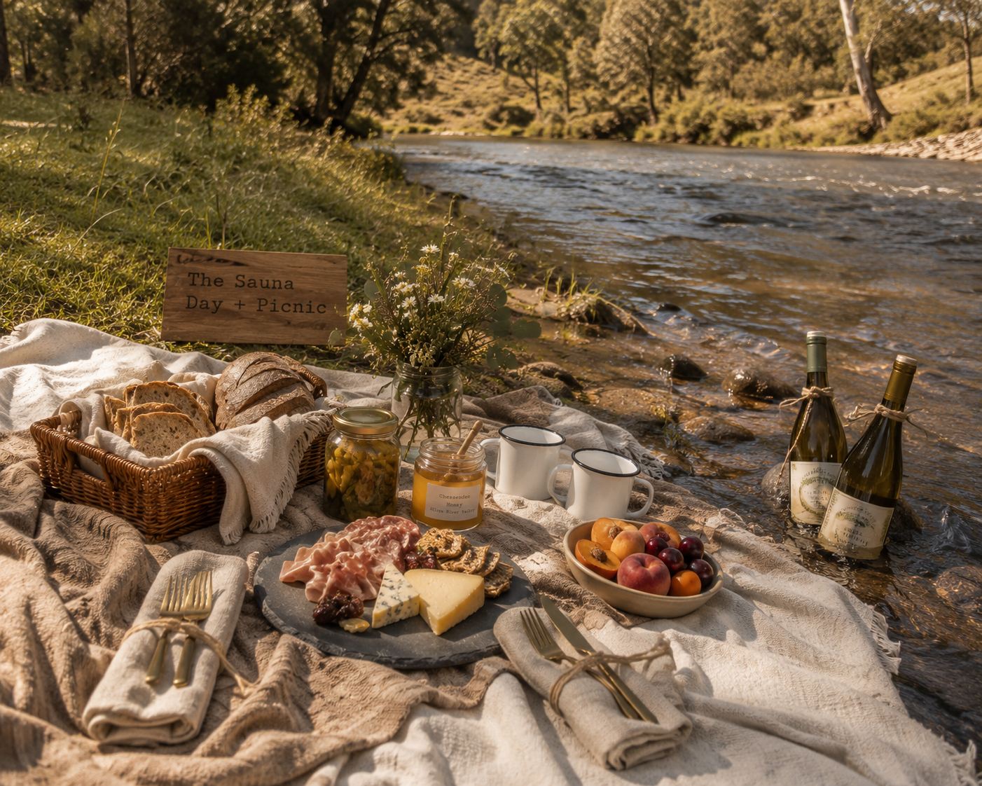 Sauna and picnic